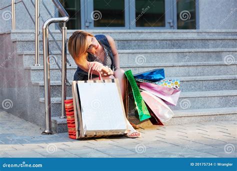 Young Woman with Shopping Bags Stock Photo - Image of customer, fashion ... 