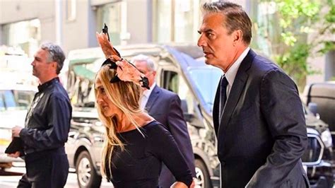 Carrie E Big Insieme Sul Set Di Sex And The City Revival Le Immagini