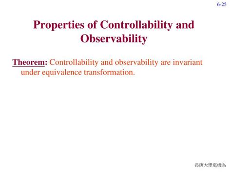 Ppt Chapter Controllability And Observability Powerpoint