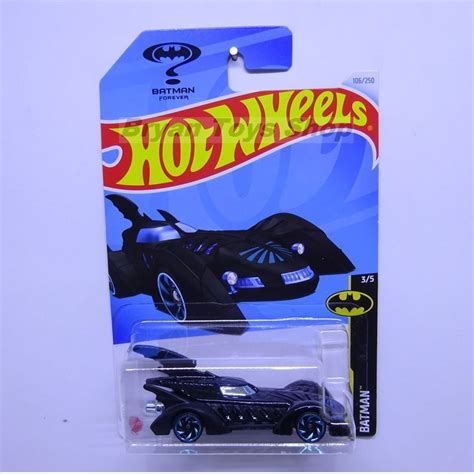 Jual Hot Wheels TH Reg Batman Forever Batmobile Hitam Biru Shopee Indonesia