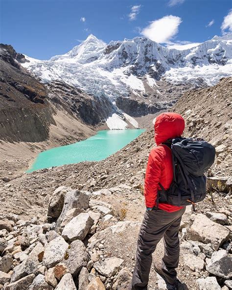 Laguna Milluacocha 4800m And Nevado Tocllaraju In The Ishinca Valley