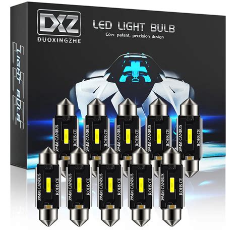 Dxz Pcs Festoon Mm Mm Mm Mm C W C W Led Bulbs Canbus Car