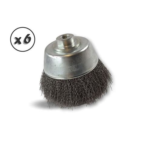 Brosse Coupe Rotative Boisseau Dure Pour Meuleuse D Angles 2 Rangs