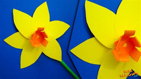 How To Make Daffodil Easy Crafts Diy Youtube