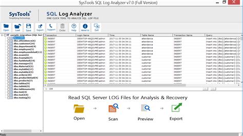 LDF Viewer Tool & SQL Log Analyzer To Read & Examine SQL LDF File