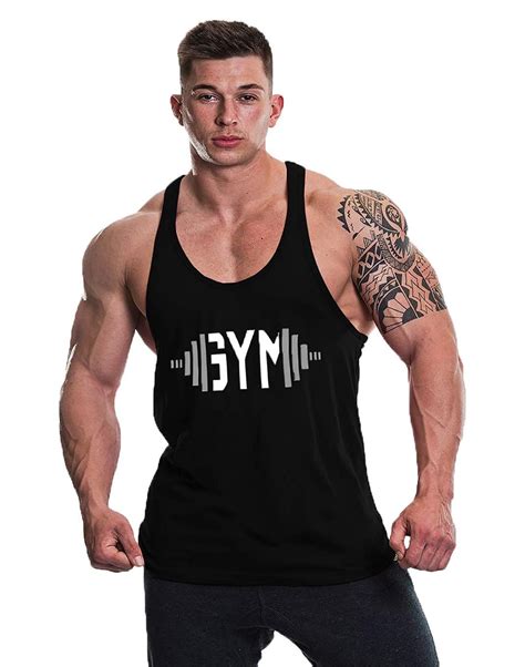 Buy THE BLAZZE 0004 Men S Gym Tank Gym Tank Stringer Tank Tops For Men