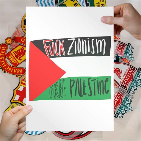 Dtf Digital Fuck Zionism Free Palestine Flag Screen Printing Ready To Iron Yourself Shopee