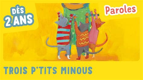 Trois P Tits Minous Avec PAROLES Mon Imagier Des Amusettes