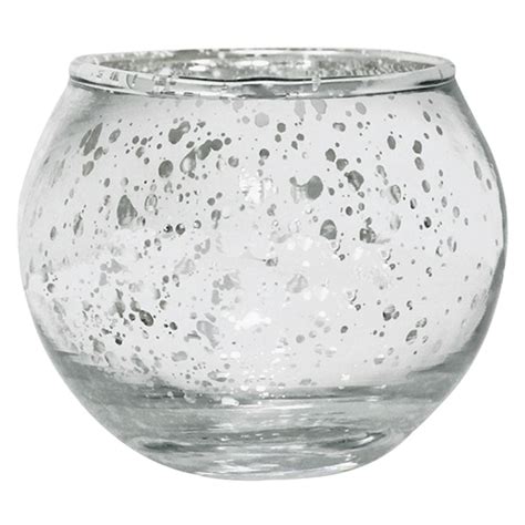 Buy Just Artifacts Bulk 2 Inch Round Speckled Mercury Glass Votive