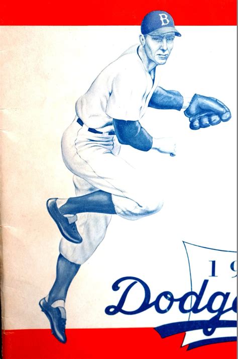 1950 Brooklyn Dodgers Yearbook JACKIE ROBINSON MVP Year Book Baseball