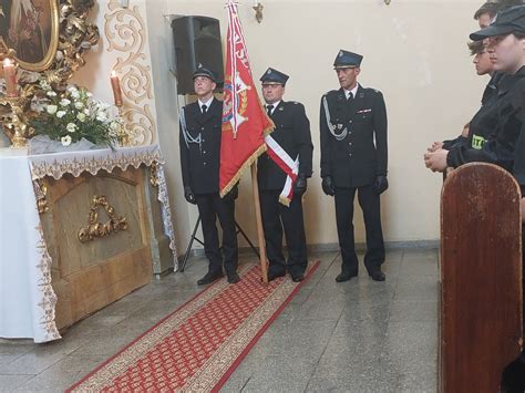 Msza Święta w intencji strażaków Parafia pw Podwyższenia Krzyża