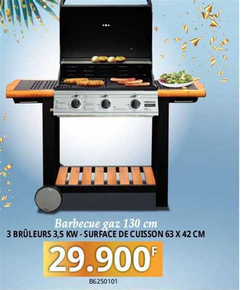 Promo Barbecue Gaz 130 Cm Chez Bricorama ICatalogue Fr