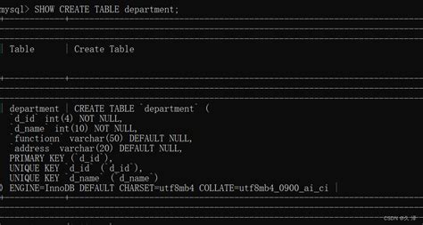 Mysql第一章节ddl数据定义语言的操作（ddl 数据库操作，ddl 操作表 查询，ddl 操作表 修改数据库的基本类型） Csdn博客