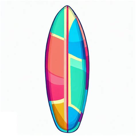 Colorful Surfboard Clipart Clipartlib