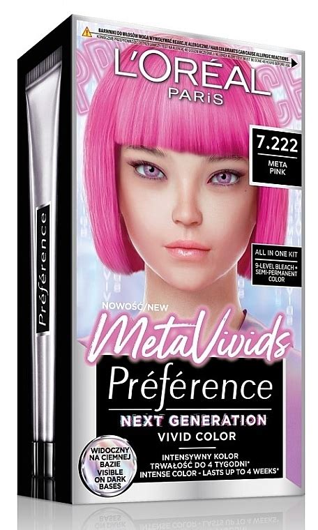 L Oreal Paris Preference Vivid Color MetaVivids Coloration Pour