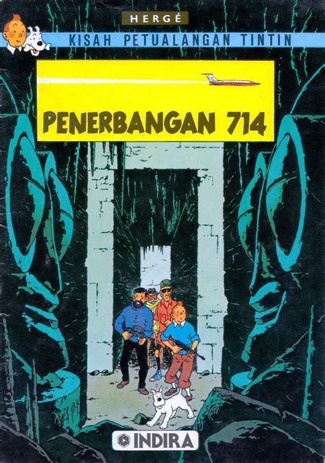 LAILAN KOMIK The Adventure Of Tintin Penerbangan 714