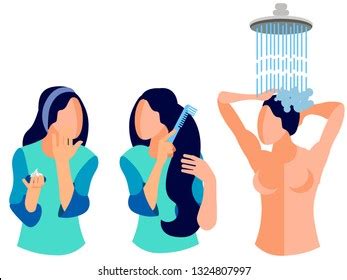 Naked Woman Waterfall Stock Vectors And Vector Art Shutterstock