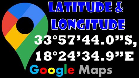 Latitude And Longitude Coordinates In Google Maps YouTube