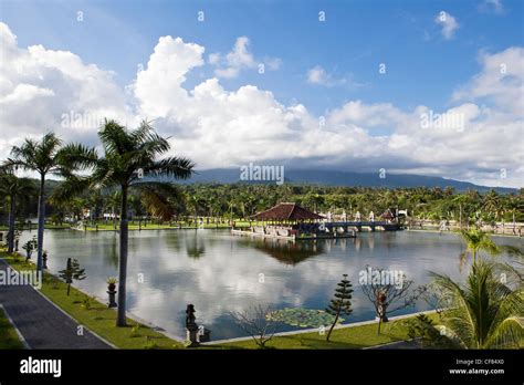 Indonesia Asia Bali Island Tirta Gangga Water Palace Garden Water