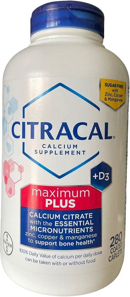 Citracal Maximum Plus Calcium Citrate With Vitamin D3