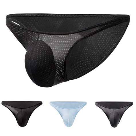 Men S Underwear Ultra Thin Men S Briefs Low Waist Shorts Bikini Panties
