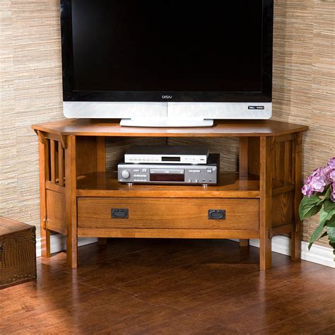 20 The Best Dark Wood Corner Tv Stands