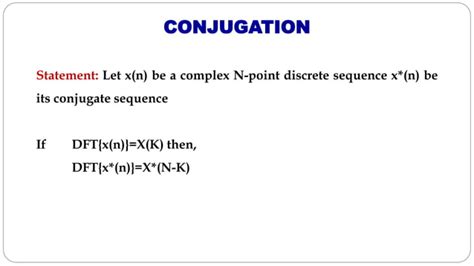 Properties Of Dft Ppt