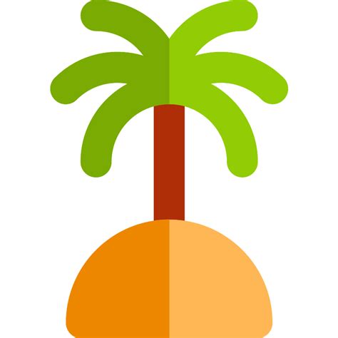 Palm Tree Island Vector Svg Icon Svg Repo