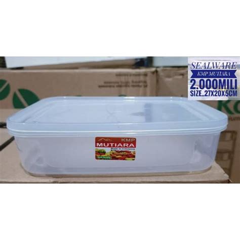 Jual Food Box 2000ml Plastik Kotak Makan 2l Tempat Donat