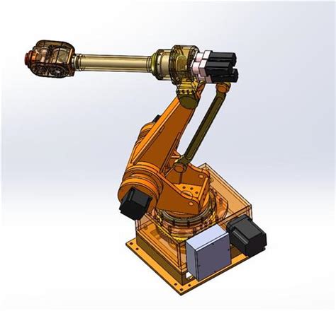 六自由度工业机械手臂 机器人手臂关节 包含3d、2d图纸3d模型下载三维模型solidworks模型 制造云 产品模型