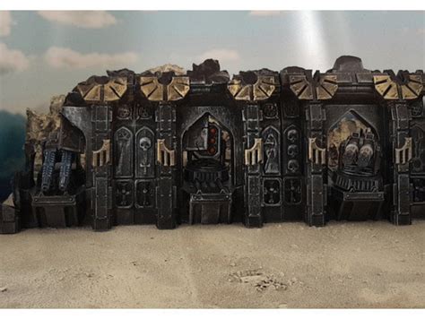 28mm Gothic Spaceship Wreck Terrain Wargaming Imperial Vers A Etsy