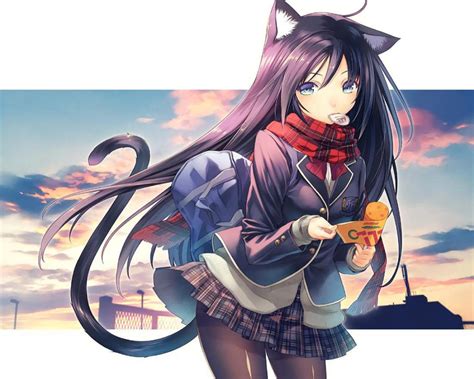 🔥 [40+] Cute Neko Anime Wallpapers | WallpaperSafari