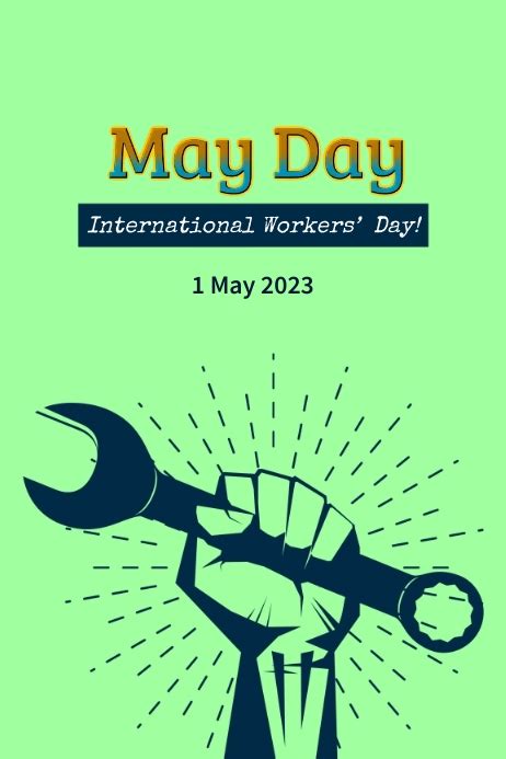 May Day Poster Template Postermywall