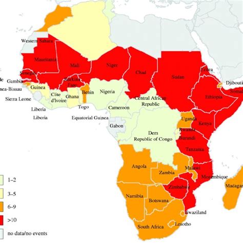 Download Sub Saharan Africa Map Free Vector - Www