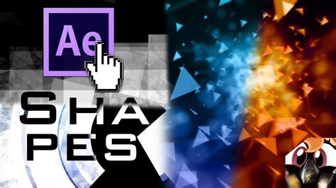 Shapes Transitions And Triangles Particles After Effects Tutorial Youtube