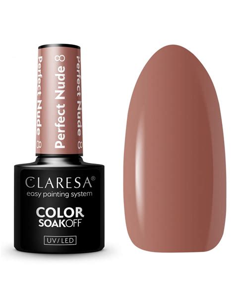 Vernis Gel Claresa Perfect Nude Chocolat Caramel 5ml