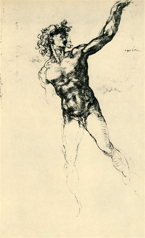 Male Nude By Michelangelo Buonarroti Buy Fine Art Print
