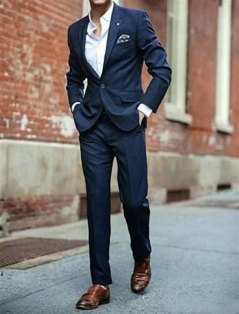 BLUE WEDDING DRESS Men Suit Men Blue Suit Elegant Blue 2 - Etsy