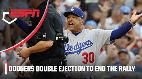 DOUBLE EJECTION For The Dodgers After Arguing With Umpire MLB On