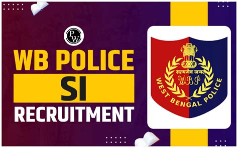 WB Police SI Recruitment 2024, Apply Online For 169 Posts Now