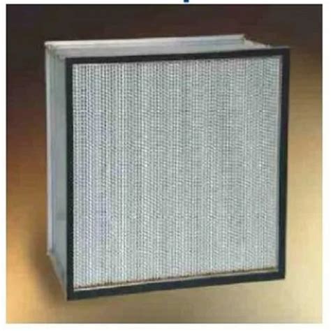 Ahu Hepa Filter For Hvac System Flow Capacity Range Variable Based