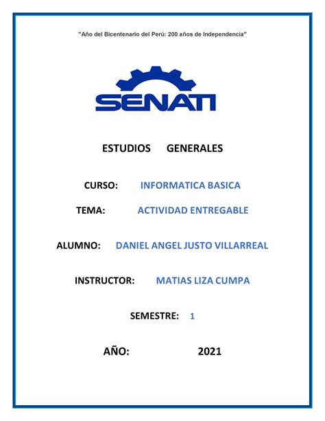 Actividad Entregable Informatica Basica Daniel Justo Villarreal ... 