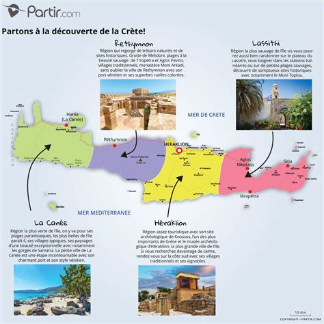 crete tourisme voyage carte plan