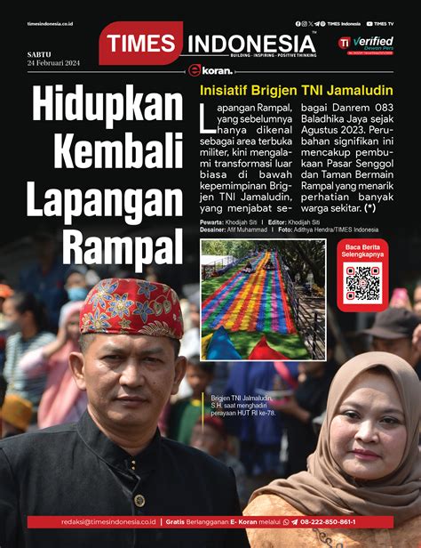 Edisi Sabtu Februari E Koran Bacaan Positif Masyarakat