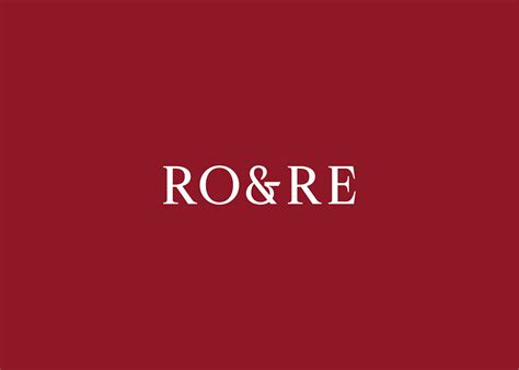 RO&RE Fashion Brand Identity on Behance