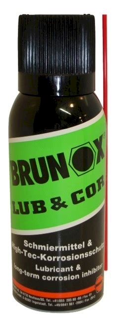 Lubrifiant Brunox Lub Cor en aérosol 100 ml Armurerie Beau Repaire