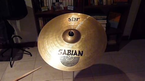 Crash Ride Sabian Sbr Youtube