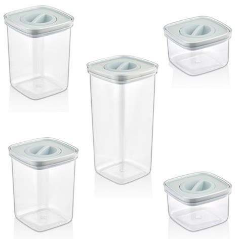 Set De 5 Boîtes De Conservation En Plastique