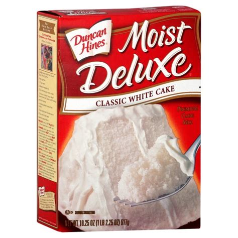 Duncan Hines Moist Deluxe Cake Mix White