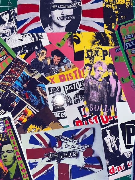 Random Sex Pistols Stickers Holographic Stickers Etsy